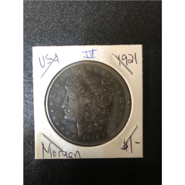 1921 USA MORGAN SILVER DOLLAR