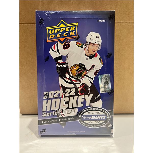 SEALED 2021-22 UPPER DECK SERIES 2 HOBBY BOX