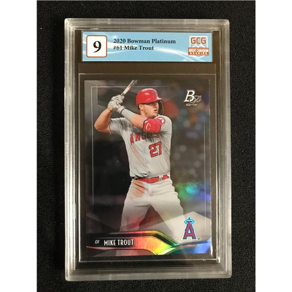 2020 BOWMAN PLATINUM MIKE TROUT (GCG 9)