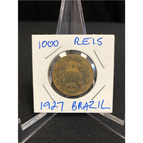 1927 BRAZIL 1000 REIS PESO