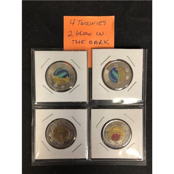 COLOUR COLLECTOR TOONIE LOT (2 GLOW IN THE DARK)