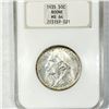 Image 1 : 1935 Boone Half Dollar NGC - MS64