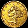 Image 1 : 1861 $2.50 Gold Quarter Eagle CLOSELY