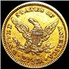 Image 2 : 1861 $2.50 Gold Quarter Eagle CLOSELY
