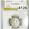 Image 1 : 1924-D Standing Liberty Quarter PGA - MS64+