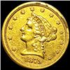 Image 1 : 1879-S $2.50 Gold Quarter Eagle CLOSELY UNC