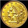 Image 1 : 1852 $2.50 Gold Quarter Eagle CLOSELY