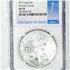 Image 1 : 2019 Silver Eagle Dollar 1st Day Iss NGC - MS70
