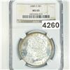 Image 1 : 1880-S Morgan Silver Dollar NGC - MS65