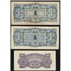 Image 2 : Oceania 3x ½ 1 Shilling 1942 Japanese Government Pick 1 - 2
