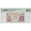 Image 1 : Netherlands Indies ½ Gulden 1948 Pick 97 PMG Gem UNC 66 EPQ