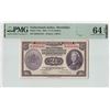 Image 1 : Netherlands Indies 2½ Gulden 1943 ABNC Pick 112a PMG Choice UNC 64 EPQ
