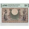 Image 1 : Netherlands Indies 100 Gulden 1938 Javanese Dancers JEZ Pick 82 PMG Very Fine 25