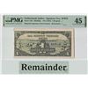 Image 1 : Netherlands Indies 1 Roepiah 1944 Remainder Pick 129r PMG Choice Extremely Fine 45