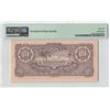 Image 2 : Netherlands Indies 10 Gulden 1942 SA200291 Pick 125a PMG About UNC 55 EPQ