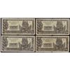 Image 1 : Netherlands Indies 4x 100 Roepiah 1944 Japanese Government Pick 132