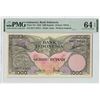 Image 1 : Indonesia 1000 Rupiah 1959 Pick 71b PMG Choice Uncirculated 64 EPQ
