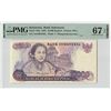 Image 1 : Indonesia 10000 Rupiah 1985 Pick 126a PMG Superb Gem Uncirculated 67 EPQ