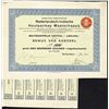 Image 1 : Netherlands Indies 600 Gulden 1895 Timber Felling Society Bond