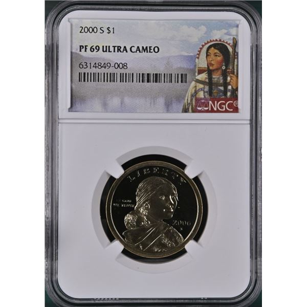 United States 1 Dollar 2000 S NGC PF69 Ultra Cameo