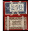 Image 1 : Netherlands 1 & 2½ Gulden 1938 Pick 61 & 62 Zilverbon Etui / Silver Note Wallet Nacom Red