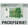 Image 1 : Netherlands 5 Gulden 1973 Proefserie Vondel Pick 95a PMG Superb Gem Uncirculated 67 EPQ