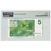 Image 2 : Netherlands 5 Gulden 1973 Vondel Pick 95a PMG Gem Uncirculated 65 EPQ