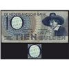 Image 1 : Netherlands 10 Gulden 1943 Buiten Omloop Gesteld Stempel / Cancelled Stamp Staalmeester Pick 59