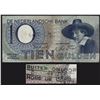 Image 1 : Netherlands 10 Gulden 1943 Violet Error Color + Buiten Omloop Gesteld Stempel / Cancelled Stamp Staa