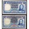 Image 1 : Netherlands 2x 10 Gulden 1945 State Mines 1772 - 1788 Correct and Error date Pick 75a & 75b
