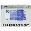 Image 1 : Netherlands 10 Gulden 1968 Frans Hals PL47.b2.R Replacement Pick 91b PMG Choice Very Fine 35 EPQ