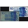 Image 1 : Netherlands 10 Gulden 1968 Frans Hals Pick 91 Unusaul Paper (2 notes included)