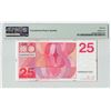 Image 2 : Netherlands 25 Gulden 1971 Sweelinck Pick 92b PMG Gem Uncirculated 66 EPQ