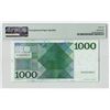 Image 2 : Netherlands 1000 Gulden 1972 Spinoza Pick 94 PMG Gem UNC 66 EPQ
