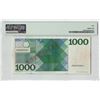 Image 2 : Netherlands 1000 Gulden 1972 Specimen Spinoza Pick 94s PMG About Uncirculated 50
