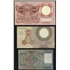 Image 2 : Netherlands 3x 100 25 10 gulden 1941 - 1955