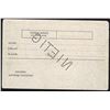 Image 2 : Netherlands 1 Gulden 1940 Specimen / NIETIG Reduction Voucher Central Distribution Office / Reductie