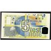 Image 1 : Netherlands 5 Florijn 200 Euro UNC Joh. Enschede Testnote Test note JEZ Green Patch