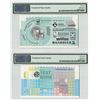 Image 2 : Netherlands 2x 200 Units 1995 Joh. Enschede Testnote Test Note PMG Gem UNC 66 / 67 EPQ