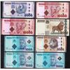 Image 1 : Tanzania 8x 10000 5000 2000 1000 Shilingi 2003 - 2019 Most in UNC quality!