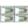 Image 1 : West African States Togo 4x 500 Francs UNC 1991 - 2002 Pick 810T