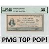 Image 1 : Suriname 1 Gulden 1940 ABNC 30.04.1940 Pick 105a PMG Choice Very Fine 35 TOP POP