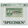 Image 1 : Suriname 1 Gulden 1961 Specimen Pick 116as PMG Choice Very Fine 35
