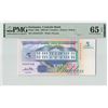 Image 1 : Suriname 5 Gulden 1996 TDLR Pick 136b PMG Gem Uncirculated 65 EPQ