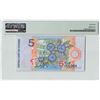 Image 2 : Suriname 5 Gulden 2000 TDLR Pick 146 PMG Choice UNC 64