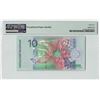 Image 2 : Suriname 10 Gulden 2000 TDLR Pick 147 PMG Gem UNC 65 EPQ