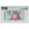 Image 2 : Suriname 25 Gulden 2000 TDLR Pick 148 PMG Gem Uncirculated 65 EPQ