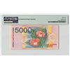Image 2 : Suriname 5000 Gulden 2000 TDLR Pick 152 PMG Gem Uncirculated 66 EPQ