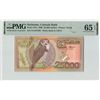 Image 1 : Suriname 25000 Gulden 2000 TDLR Pick 154 PMG Gem Uncirculated 65 EPQ
