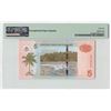 Image 2 : Suriname 5 Dollar 2012 Pick 162b PMG Gem Uncirculated 66 EPQ